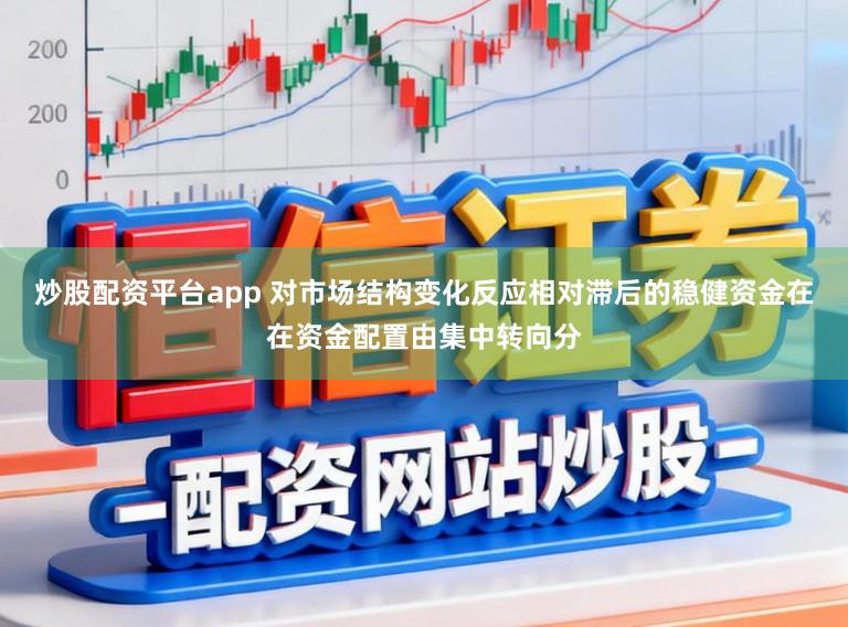 炒股配资平台app 对市场结构变化反应相对滞后的稳健资金在在资金配置由集中转向分